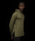 THE ZIP Olive Hooded Pullover