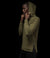 THE ZIP Olive Hooded Pullover